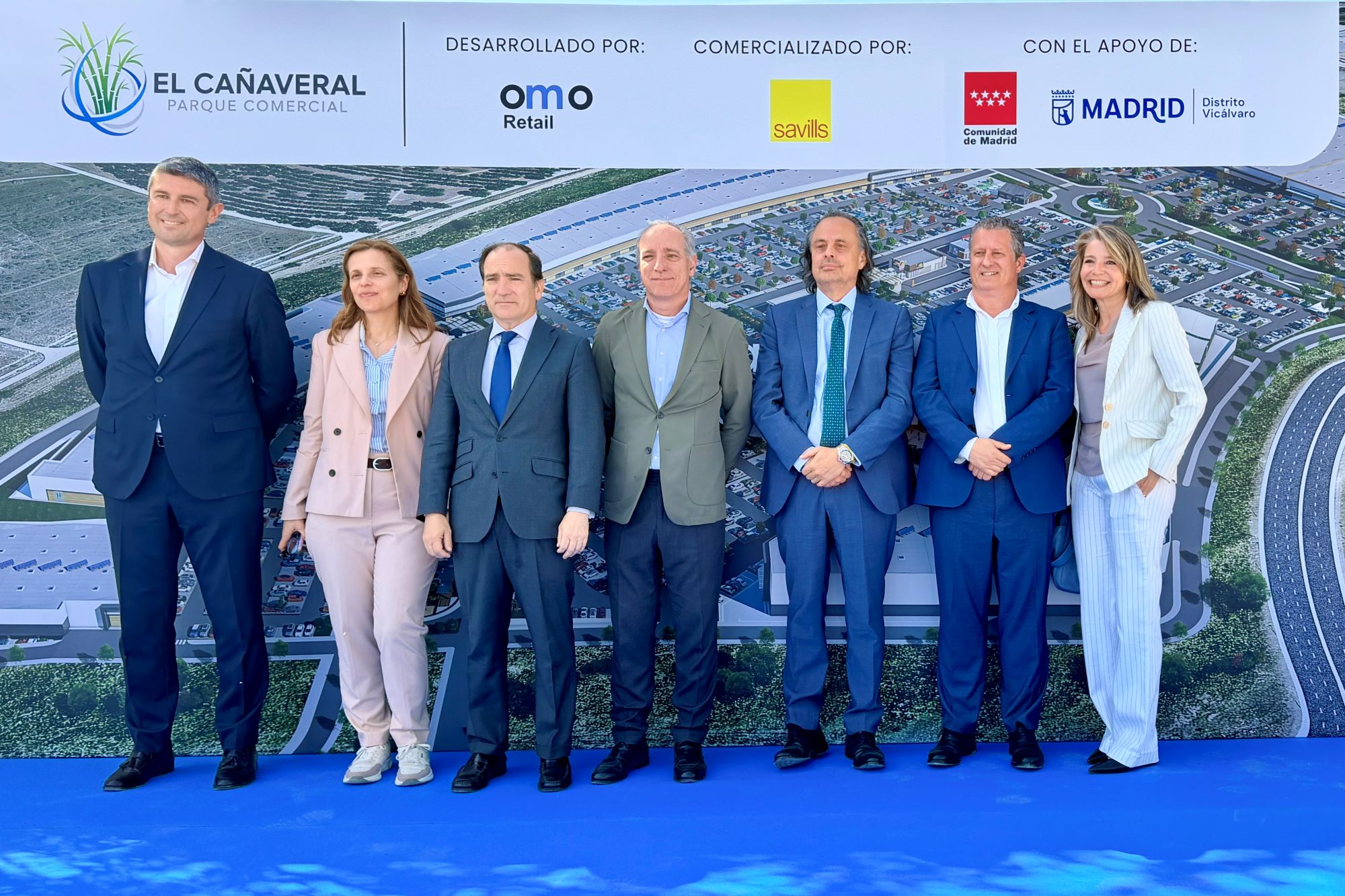 acto primera piedra parque comercial El Cañaveral